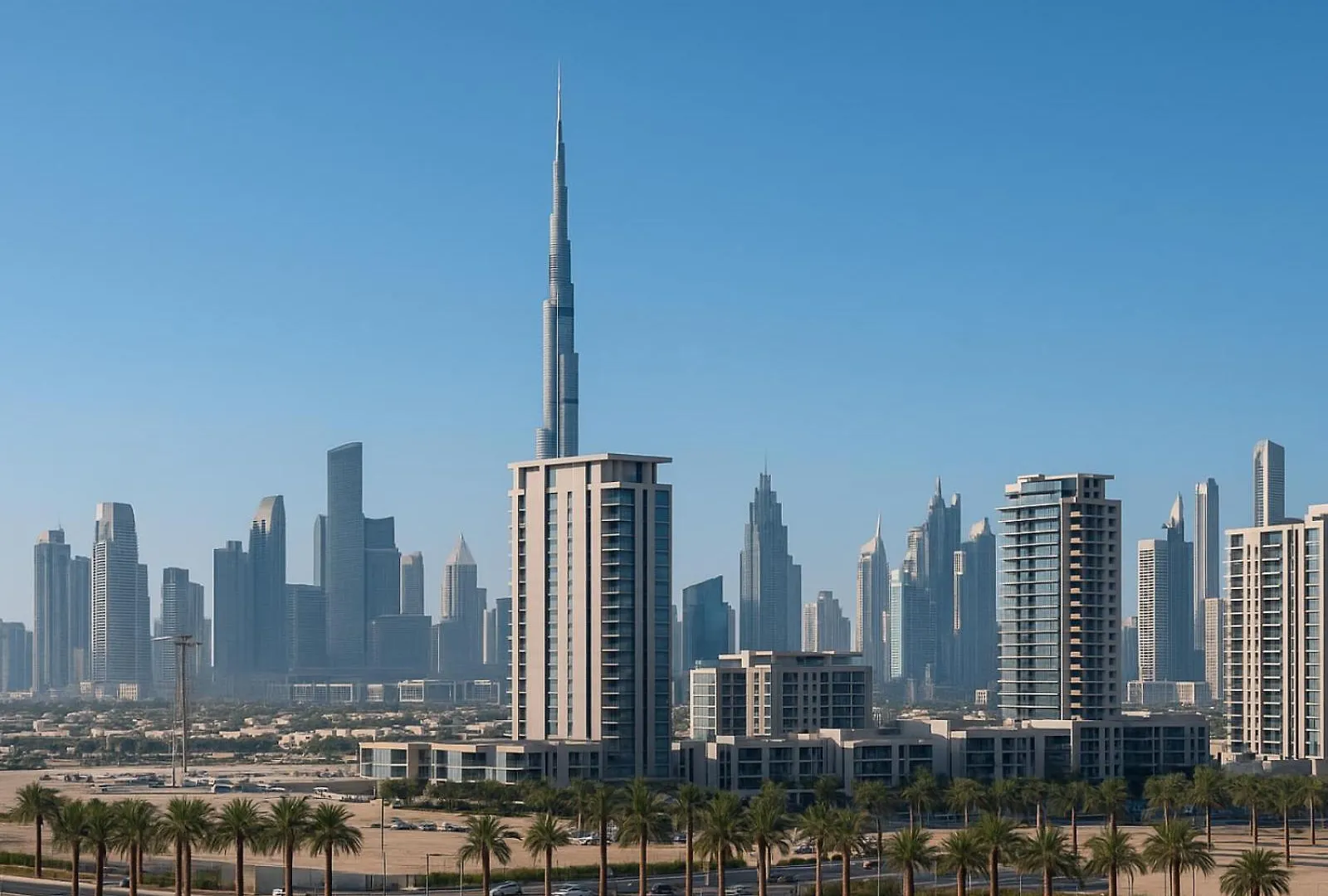 Burj Khalifa View Studio - 10 Mins Away Dubai Mall